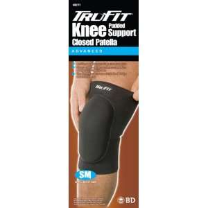   Padded Knee Brace Black Small, 16.2 Packages