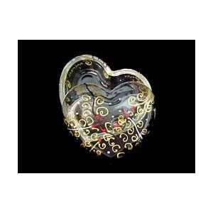 Celebration Design   Hand Painted   Heart Shaped Box   2 pieces   4.5 