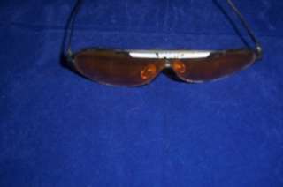 Vintage Aviator Sunglasses RayBan SPORTS Amber Lens NICE  