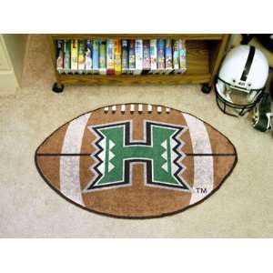  Hawaii Warriors Small Football Rug