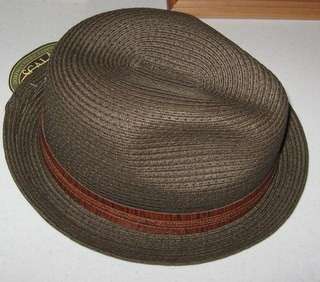 Vintage Dorfman Scala Brown Bucket Hat Fedora Style  