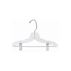  12 Childrens Plastic Suit Hanger w/Clips [ Bundle of 25 