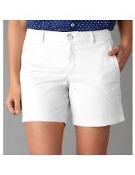 Women Shorts Plus Size White