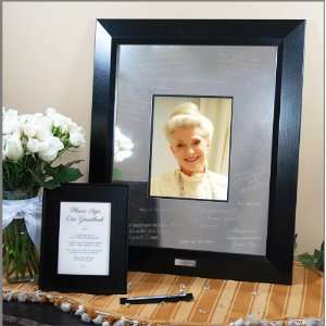  Funeral Guestbook Contemporary Signature Frame Office 