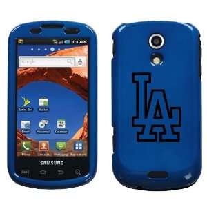 SAMSUNG GALAXY S EPIC 4G D700 BLACK LA DODGERS OUTLINE ON A BLUE HARD 