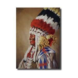   Calf A Native American Chief From Montana Giclee Print