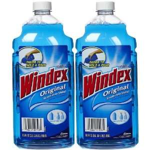  Windex Original Glass Cleaner, 67.6 oz 2 pack Kitchen 