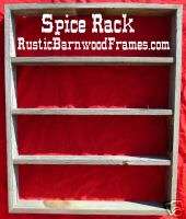 barn wood barnwood SPICE shelf shelves rack racks  