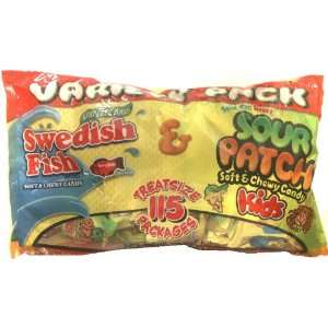 Swedish Fish and Sour Patch Variety Pack 115 Packages 60oz  