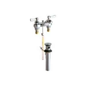  Chicago Faucets Deck Mounted Centerset Faucet with Pop Up 