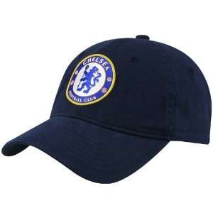  adidas Chelsea Navy Blue Football Club Adjustable Slouch 
