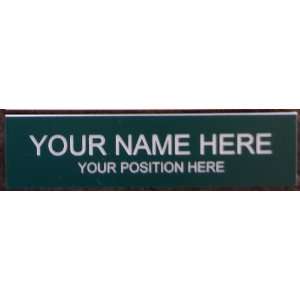 Office Desk Name Plate or Door Sign   Laser Engraved Signage Material 