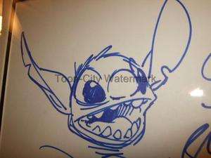 Lilo Stitch Disney ORIGINAL drawing BY signed Voice Chris Sanders 