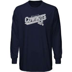  Dallas Cowboys Navy Blue The Call is Tails Long Sleeve T 