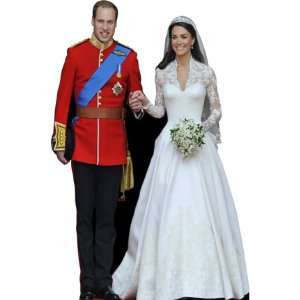  Prince William Kate Middleton Wedding Vinyl Wall Graphic 