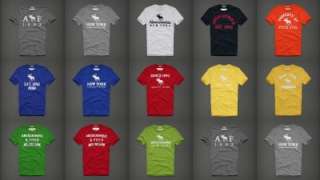 ABERCROMBIE AND FITCH CLASSIC T SHIRTS DIFFERNT COLORS AND SIZES NWT 
