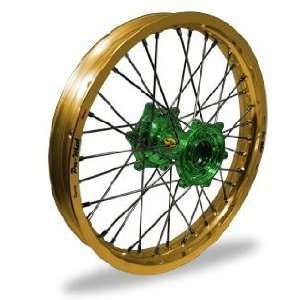   Wheel Set   18x2.15   Gold Rim/Green Hub 24 32854 HUB/RIM Automotive