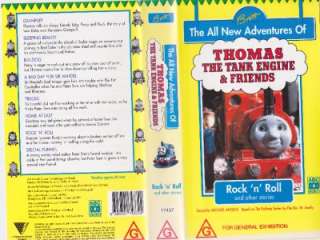 THOMAS THE TANK ENGINE ROCK N ROLL VHS VIDEO PAL~ A RARE FIND  