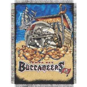  Tampa Bay Buccaneers NFL Woven Tapestry Throw (Home Field 