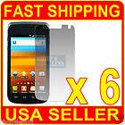 6x samsung exhibit 2 ii 4g sgh t679 clear lcd screen protector cover 