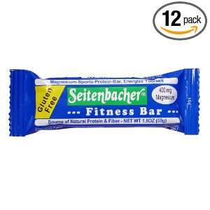 Seitenbacher Gluten Free Fitness Bar, Magnesium Sports Protein Bar 