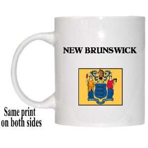    US State Flag   NEW BRUNSWICK, New Jersey (NJ) Mug 