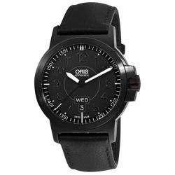   BC3 Advanced Day Date Black Strap Automatic Watch  