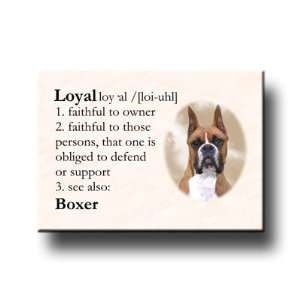  Boxer Dictionary Loyal Fridge Magnet 