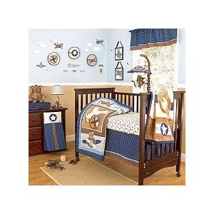  Cocalo 8 Piece Crib Bedding Set, LilAviator Baby