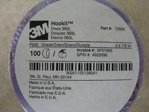 3M HookIt 3 Discs 360L Grade P600 QTY 100 (AE3)  