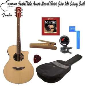  Yamaha APX 500NA Thinline Acoustic Electric Guitar With 1 