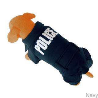 Blue Police Costume dog clothes APPAREL Chihuahua New  