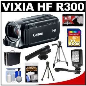com Canon Vixia HF R300 Flash Memory 1080p HD Digital Video Camcorder 