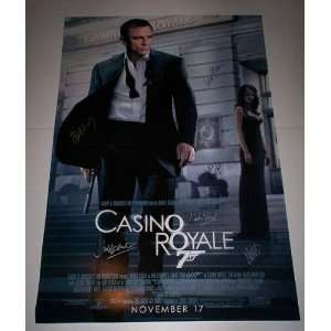  SIGNED CASINO ROYALE MOVIE POSTER 