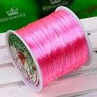 80yd Pink Strong Stretch Bead String Elastic Cord 0.5mm