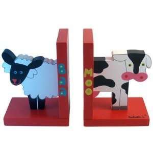  Baa Sheep & Moo Cow Bookends by Tatutina