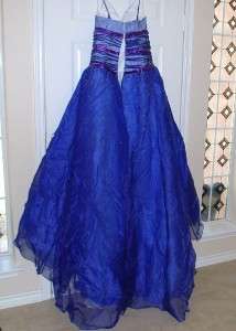 Formal Ball Purple Gown Dress Prom Wedding Halloween Costume Princess