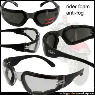 Rider Jr Safety Glasses EVA Foam Padding Options  