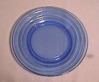 Moderntone Depression Glass Salad PLate Cobalt Blue 7  