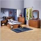   Shore Logik Kids Pine Wood Captains Storage Bed 5 Piece Bedroom Set