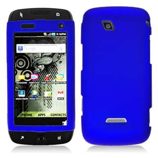Mobile Samsung SideKick 4G T839 Blue Rubberized Hard Case Cover 