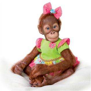 Ashton Drake Simon Laurens Mollie the Orangutan Realistic Toddler Doll 