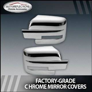 2009 2011 Ford F150 Chrome Mirror Covers (Full) With Amber Reflector 