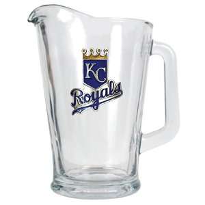   City Royals MLB 60oz Glass Pitcher   Primary Logo