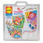   Alex Paint Like A Master Flower   4 Canvases And Acrylic Paints Set