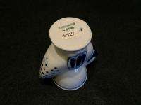 Blue and White Russian USSR Pottery Chicken Egg Cup Porcelain  