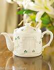 Belleek Tableware Shamrock Irish Cottage Tea Pot & Lid (New)