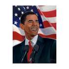 None Obama, American Flag   Poster by Sterling Brown (13x19)
