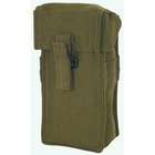 Outdoor Olive Drab South African Army Style Ammo Pouch   6.5 x 3.5 x 2 