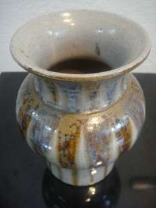 Vintage Mexican Art Tonala Pottery Vase By Jorge Wilmot & Salvador 